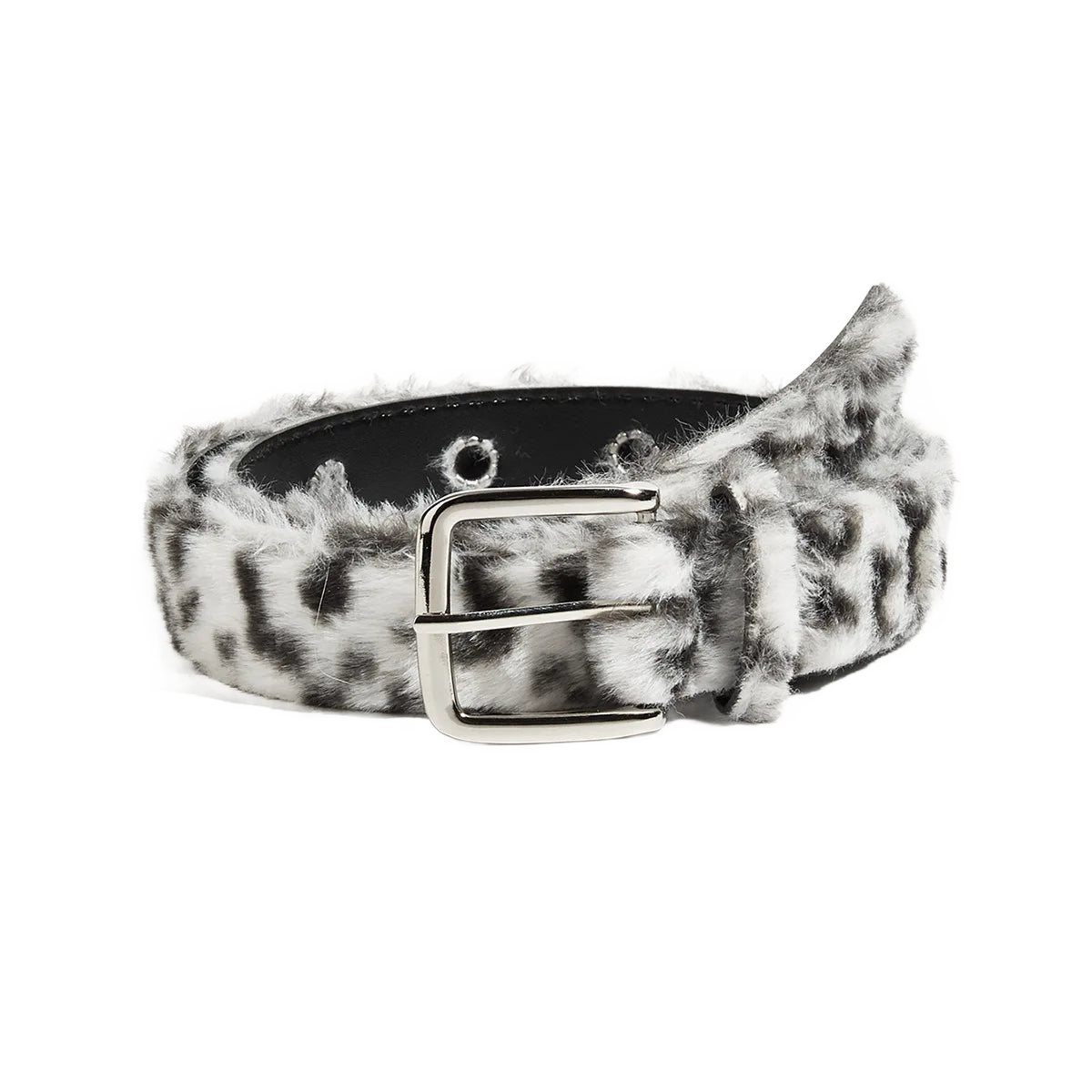 Plush Leopard Belt