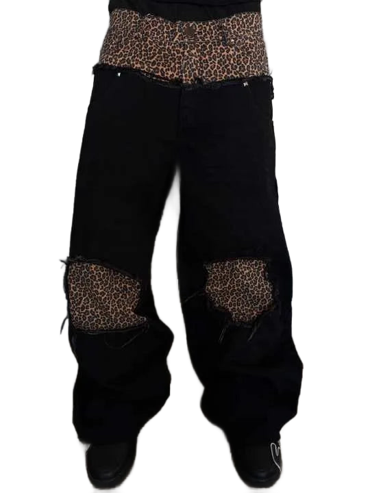 Leopard Denim