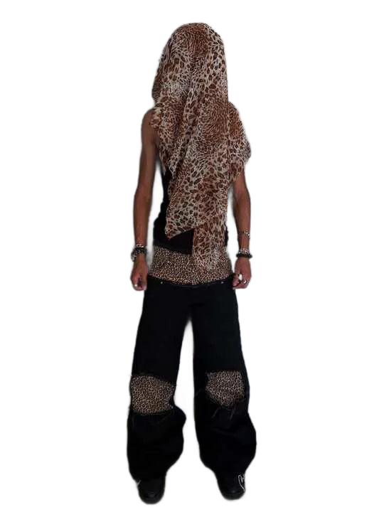 Leopard Denim