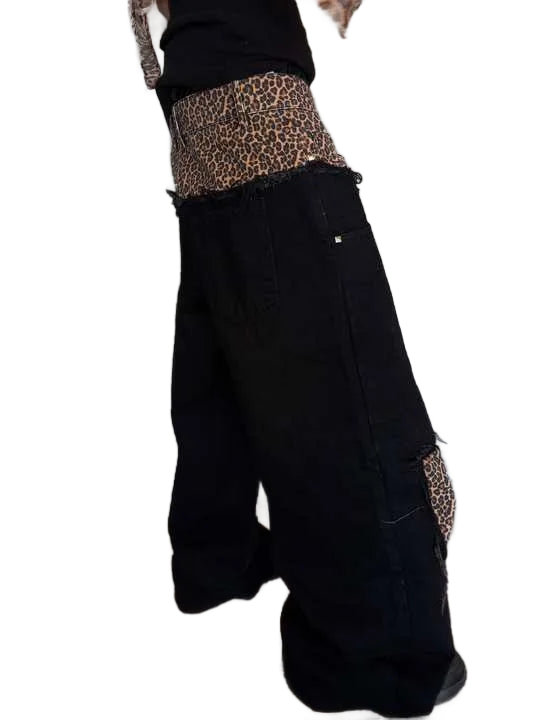 Leopard Denim