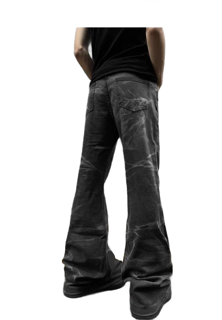 American Camo Flared Denim