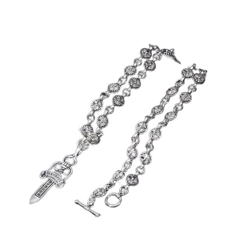 Pole Sword Pendant Necklace