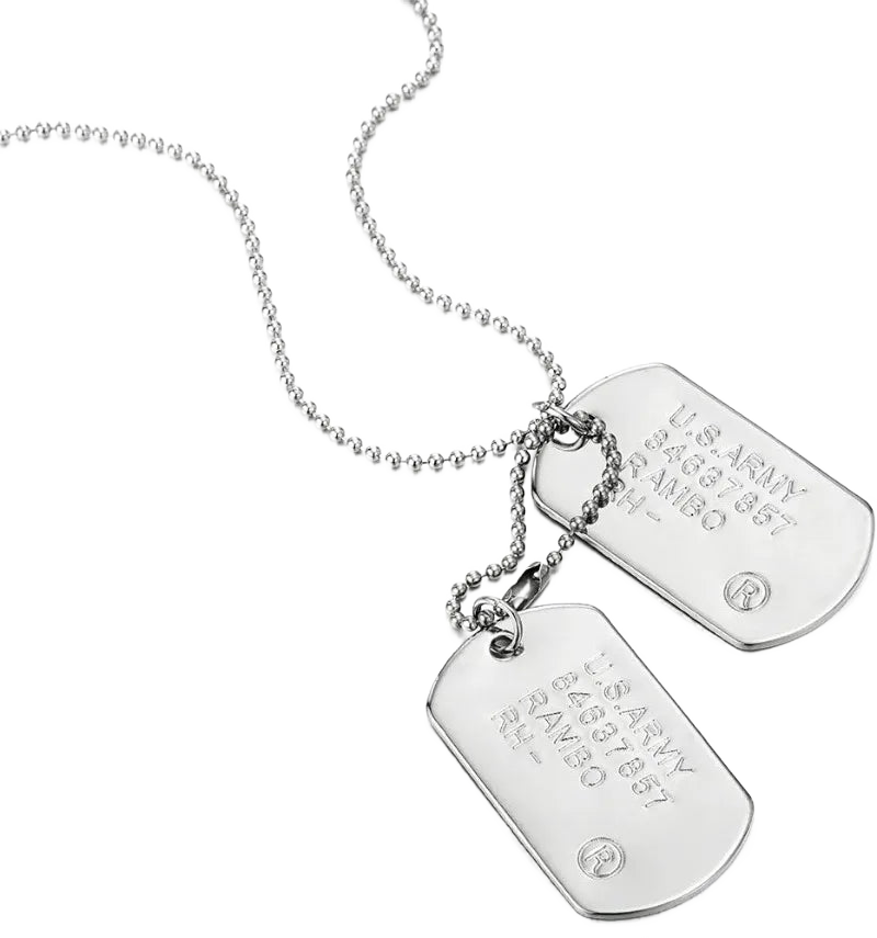 Military Army Pendant Chain