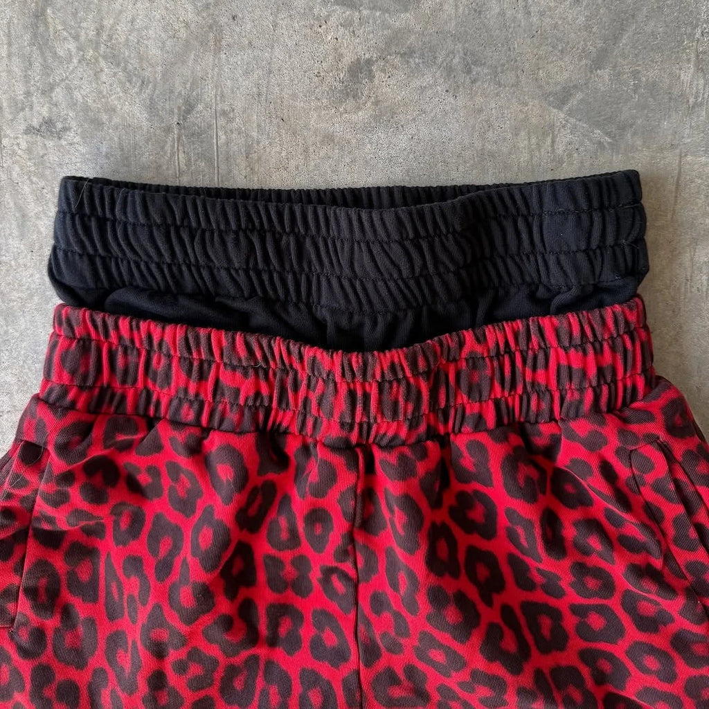 Leopard Double Waisted Sweats