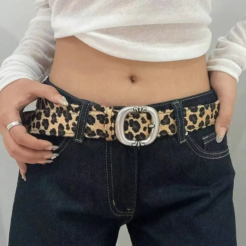 Leopard Print Belt