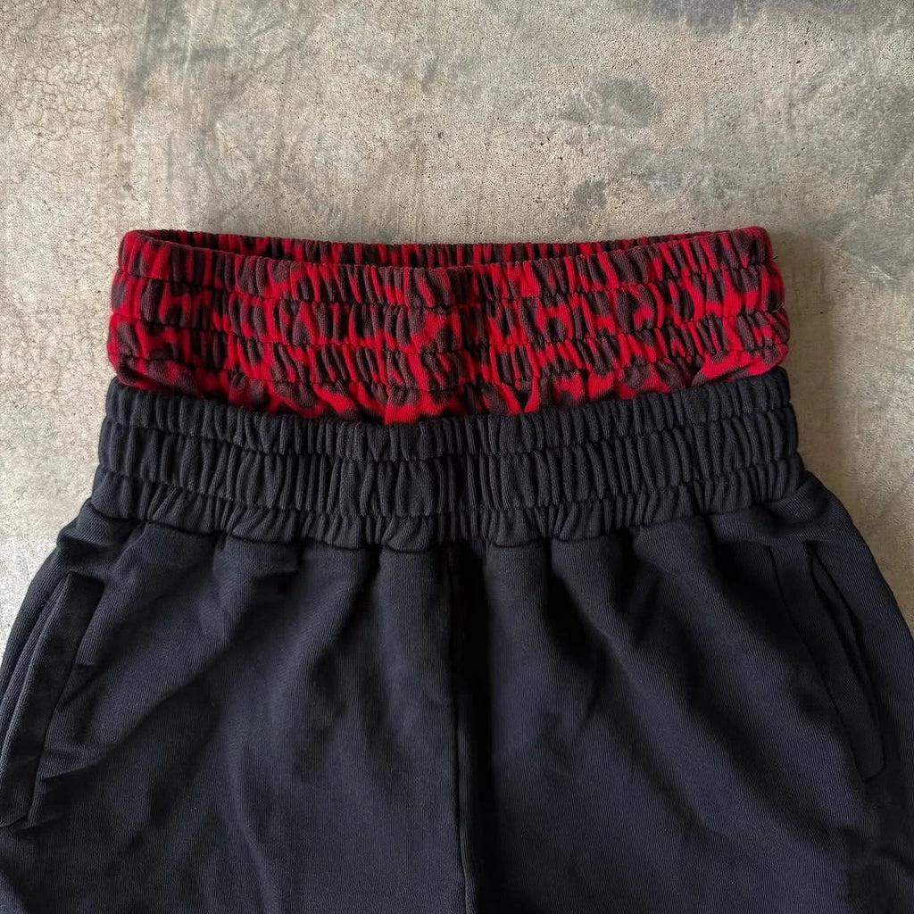Leopard Double Waisted Sweats