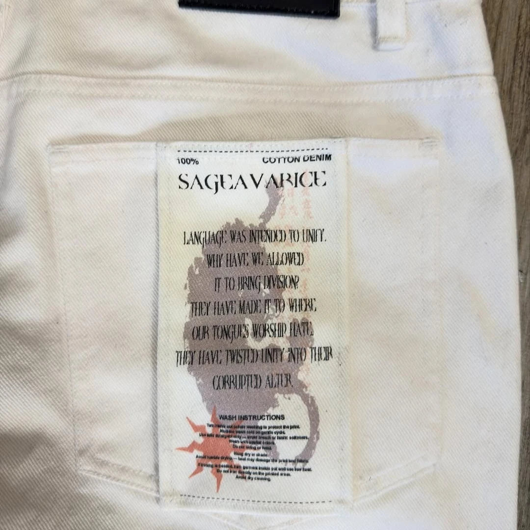 Katakana Harajuku Jeans