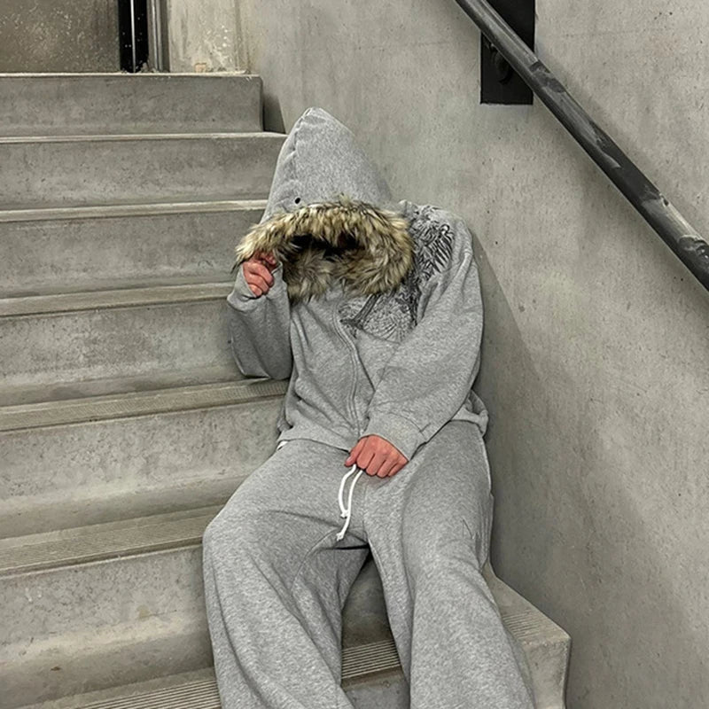 Fur Hood Hoodie