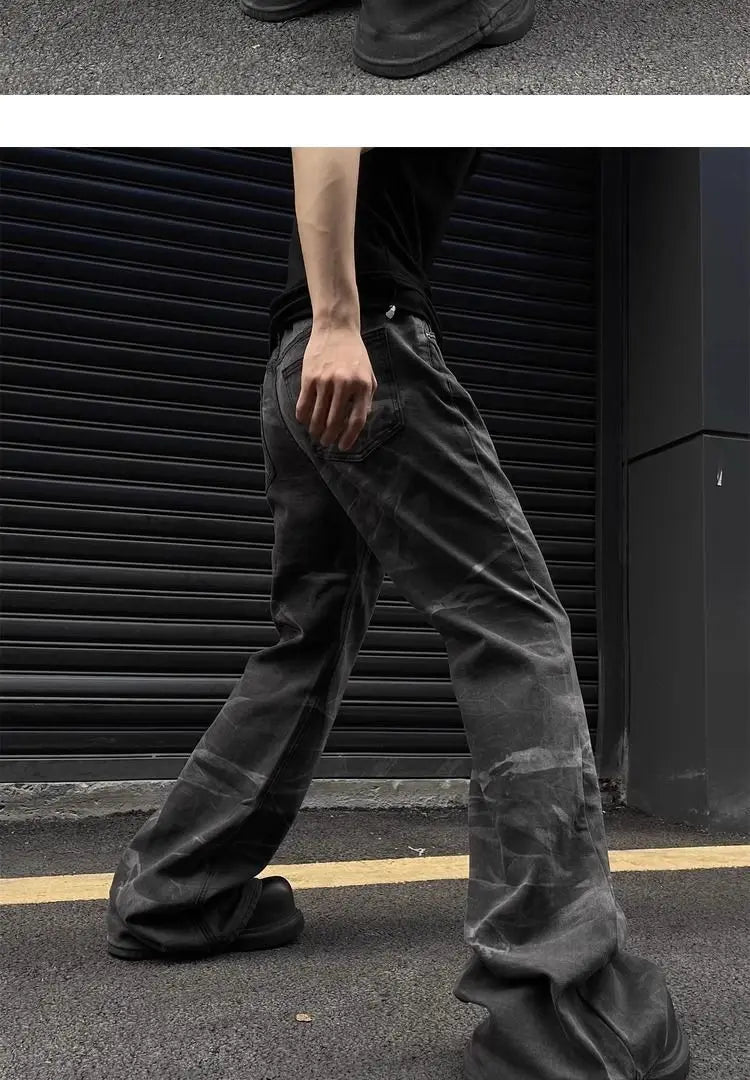 American Camo Flared Denim